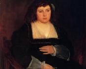 弗兰克 杜韦内克 : Woman with Forget Me Nots